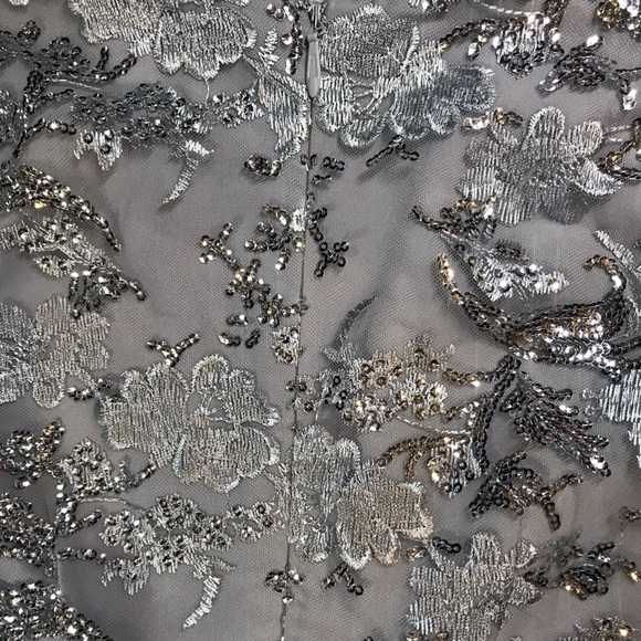 X by NBD Icy Melts Long Sleeve Gown in Silver XXS Revolve - Picture 4 of 7